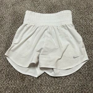 Nike Women's White Athletic Shorts